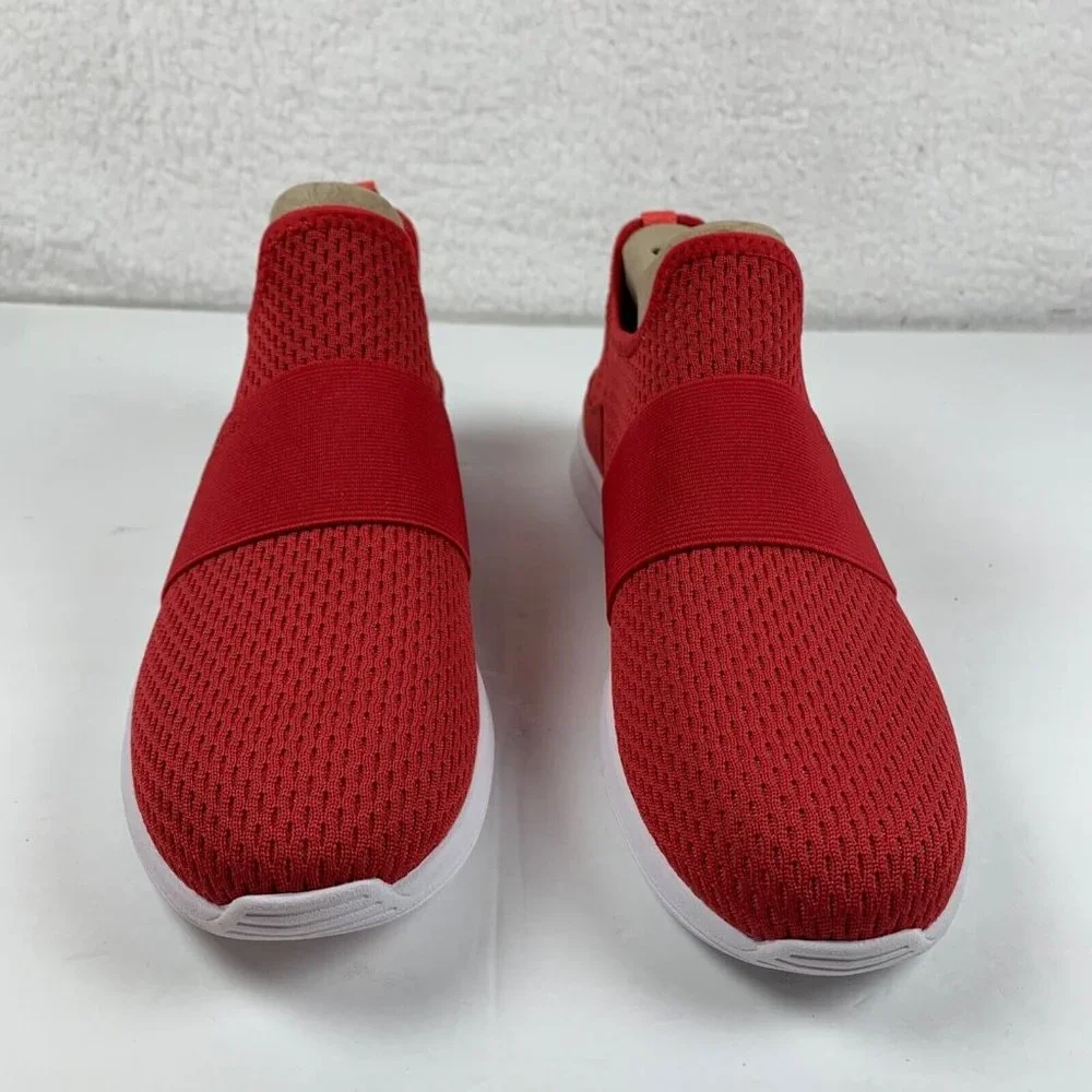 Easy Spirit Ginfer Women's Slip-On Sneaker Size 9 M Microsuede Knit Red NIB S198
